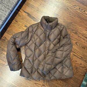 Eddie Bauer Brown Puffer Jacket
